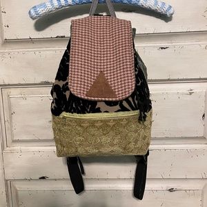 MARY JEANS ORIGINALS NWOT Handmade in MN Fabric Backpack Size OS